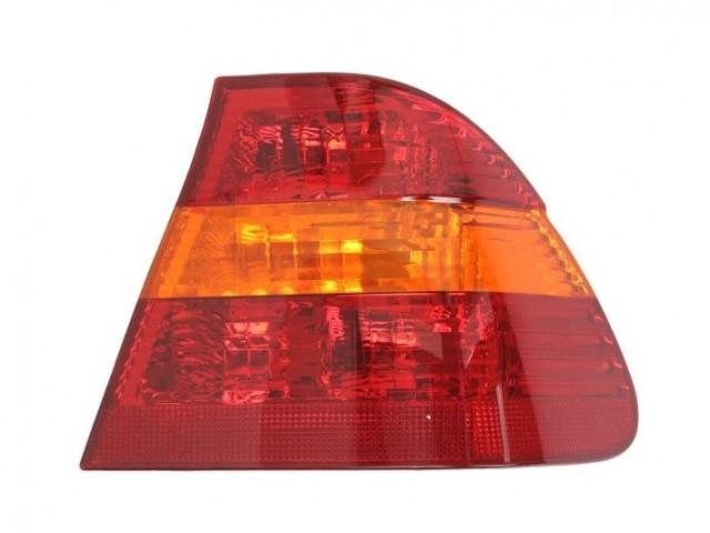 BMW 3  2001.09.01-2005.02.28 (E46) utángyártott új jobb hátsó külső lámpa üres sárga/piros 4a. DEPO