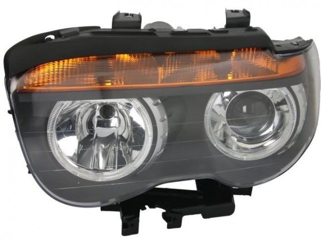 BMW 7 E65, E66, E67, E68 2002.09.01-2008.09.30 utángyártott új bal első fényszóró 2H7 (motorral) DEPO