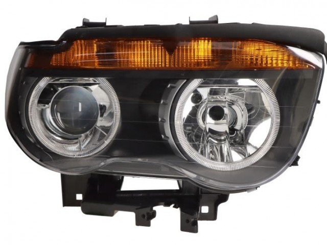 BMW 7 E65, E66, E67, E68 2002.09.01-2008.09.30 utángyártott új jobb első fényszóró 2H7 (motorral) DEPO