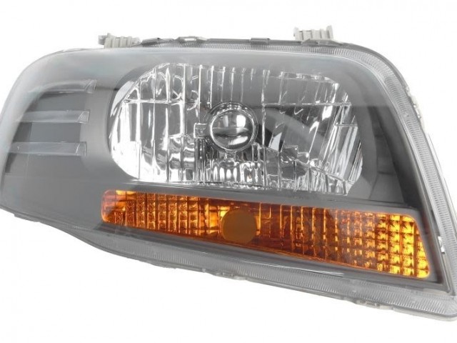 Chevrolet Aveo T200 2003.01.01-2007.12.31, Kalos T200 2003.01.01-2008.12.31 utángyártott új jobb első fényszóró H4 (motoros, rövid villogó) DEPO