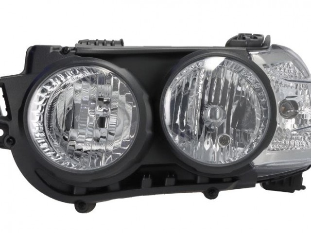 Chevrolet Aveo T300 2011-2020 utángyártott új bal első fényszóró 2H7 fekete (motorral) DEPO