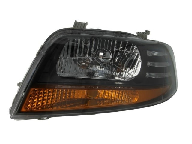 Chevrolet Kalos T200 2003.01.01-2008.12.31 utángyártott új bal első fényszóró H4 (motoros, hosszú villogó) DEPO