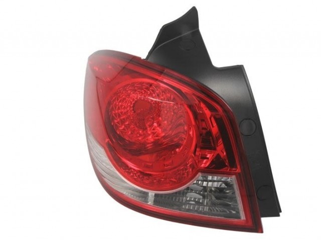Chevrolet Cruze 2009.05.01-2012.12.31 utángyártott új bal hátsó külső lámpa üres (5 ajtós) DEPO