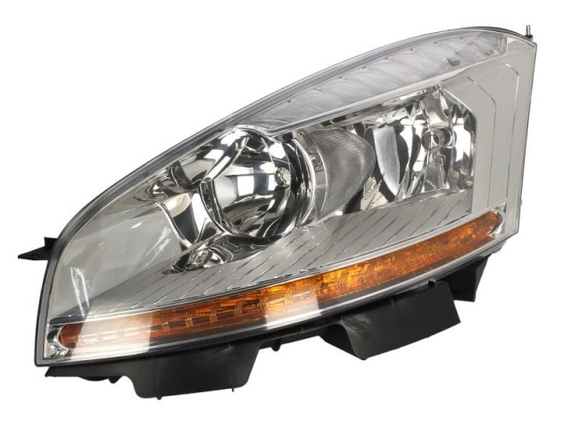 Citroen C4 Picasso 2006.10.01-2010.10.31 utángyártott új bal első fényszóró H1/H7 (motorral) DEPO