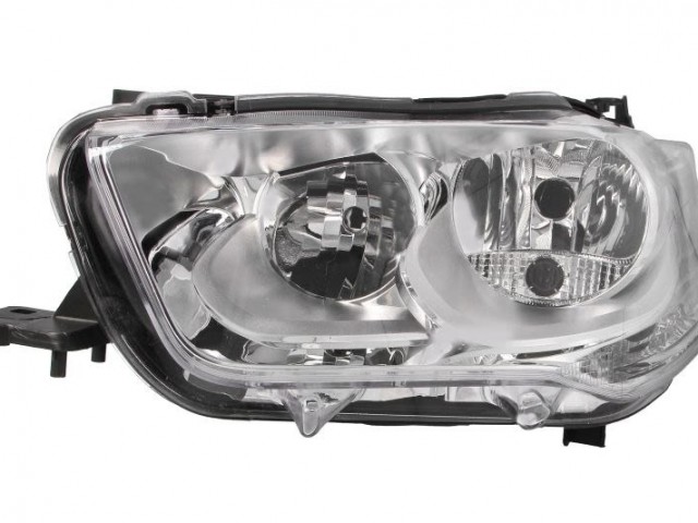 Citroen C-ELYSEE 2012.09.01-2017.10.30 utángyártott új bal első fényszóró H7/H1 nappali fénnyel (motoros) DEPO