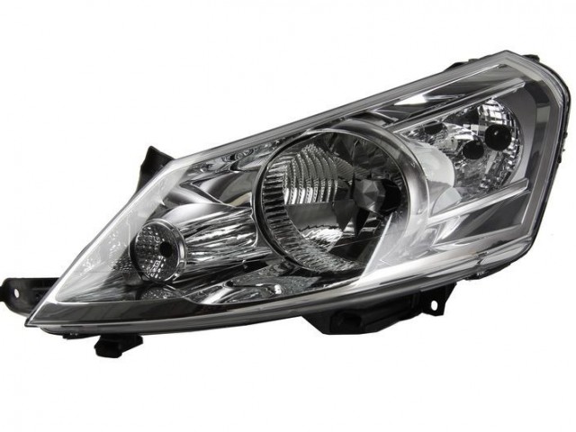 Citroen Jumpy, Fiat Scudo, Peugeot Expert, 2007.03.01-2016.05.30, Toyota Proace 2013.06.01-2016.08.01 utángyártott új bal első fényszóró H4 (motorral) DEPO