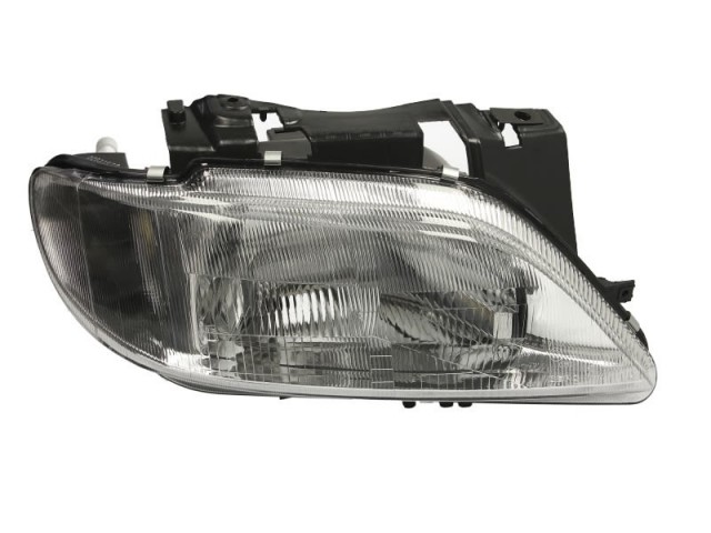 Citroen Xsara 1997.11.01-2000.10.31 utángyártott új jobb első fényszóró H4 fehér villogóval DEPO
