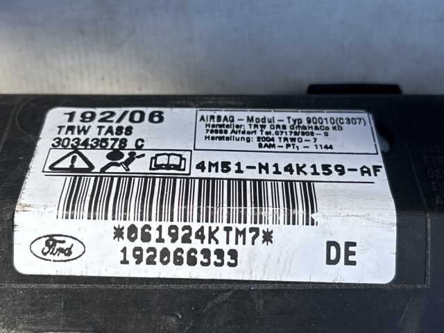 Ford Focus II. 2005-2011 2005-2011 Légzsák használt zöld Függönylégzsák bal 