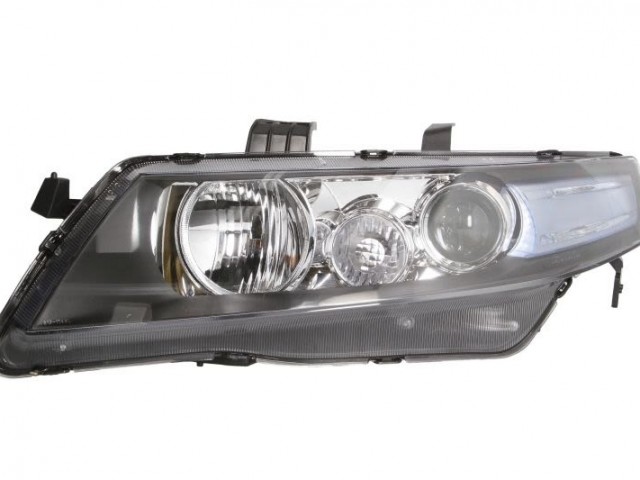 Honda Accord 2005.12.30-2008.06.30 utángyártott új bal első fényszóró DE 2H1 (motoros) DEPO