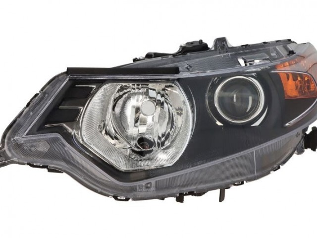 Honda Accord 2008.07.01-2015.06.01 utángyártott új bal első fényszóró XENON sárga vill. (motoros) DEPO