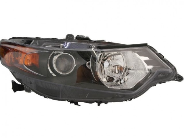 Honda Accord 2008.07.01-2015.06.01 utángyártott új jobb első fényszóró XENON sárga vill. (motoros) DEPO