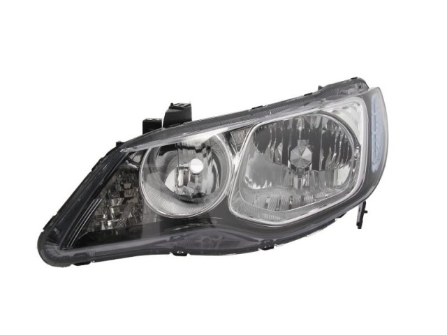 Honda Civic 2006.03.01-2012.05.31 utángyártott új bal első fényszóró HB3/HB4 4a. (motoros) DEPO