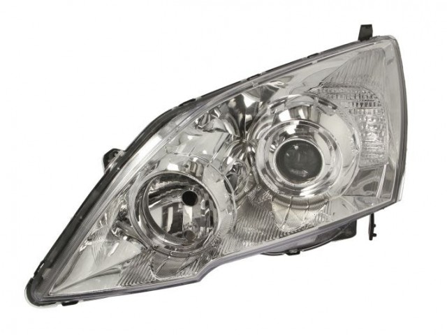 Honda CR-V III. 2006.04.01-2010.03.31 utángyártott új bal első fényszóró HB3/H1 króm h. (belülről is áll.) DEPO