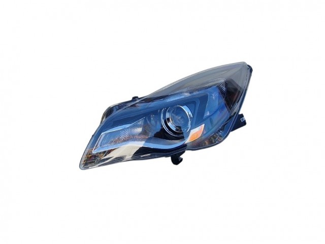 Opel Insignia 2013.09.01-2017.01.01 utángyártott új bal első fényszóró HIR2 napp.f., fek.h. (motorral) DEPO