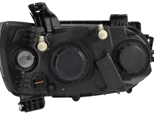 Chevrolet Aveo T300 2011-2020 utángyártott új bal első fényszóró 2H7 fekete (motorral) DEPO
