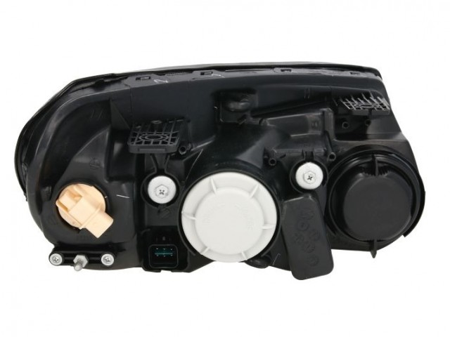 Chevrolet Captiva 2006.01.01-2010.12.31 utángyártott új bal első fényszóró H7/H1 króm házas (motorral) DEPO