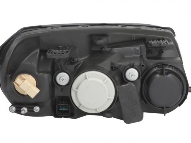 Chevrolet Captiva 2006.01.01-2010.12.31 utángyártott új bal első fényszóró H7/H1 fekete házas (motorral) DEPO