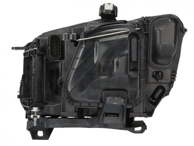 Audi Q5 8RB 2012.09.01-2016.12.31 utángyártott új jobb első fényszóró 2H7, fekete házas (motorral) DEPO