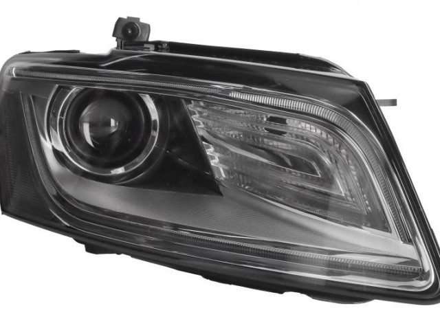 Audi Q5 8RB 2012.09.01-2016.12.31 utángyártott új jobb első fényszóró Bi-XENON D3S/LED/PY21W  (motorral) TYC