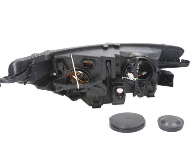 Citroen C4 II 2010.10.01-2014.12.01 utángyártott új bal első fényszóró H1/H7 nappali f. (motorral) DEPO