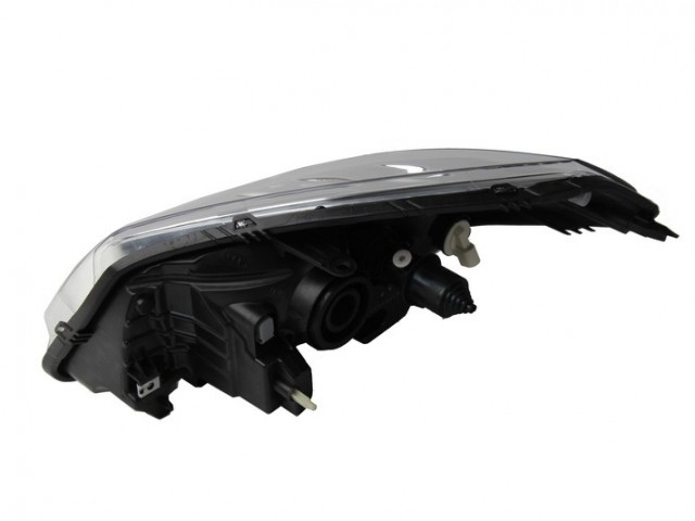 Dacia Sandero I. 2008.06.01-2012.09.01 utángyártott új jobb első fényszóró H4 króm házas (bel. áll. is) DEPO