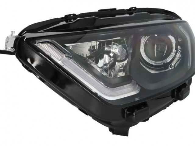 Ford Ecosport 2017- utángyártott új bal első fényszóró H1/H18/LED fekete h (motorral) TYC