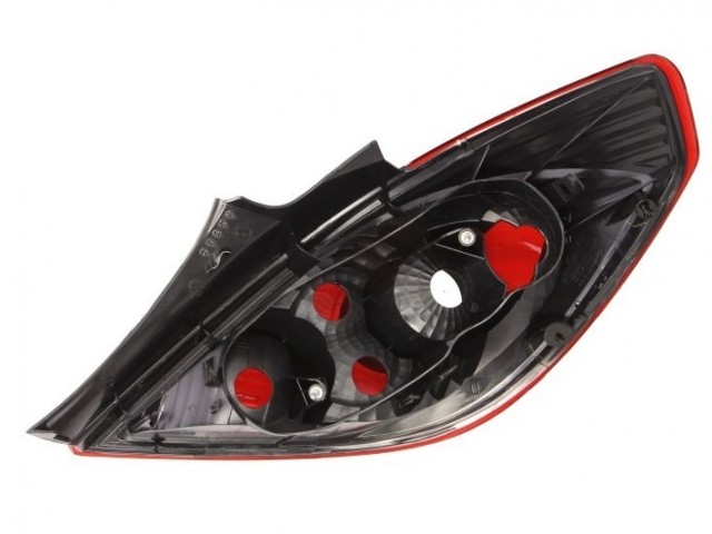 Opel Corsa D 2006.09.01-2011.02.28 utángyártott új bal hátsó lámpa, 3 ajtós füst DEPO