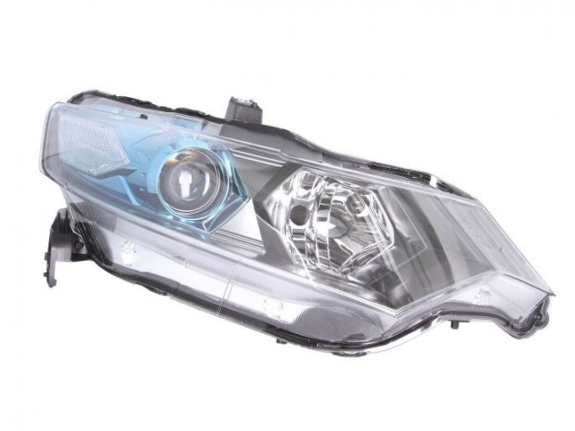 Honda Insight 2009.04.01-2013.11.01utángyártott új bal első fényszóró H11/HB3 Koito típ. kék bet. (motoros) DEPO