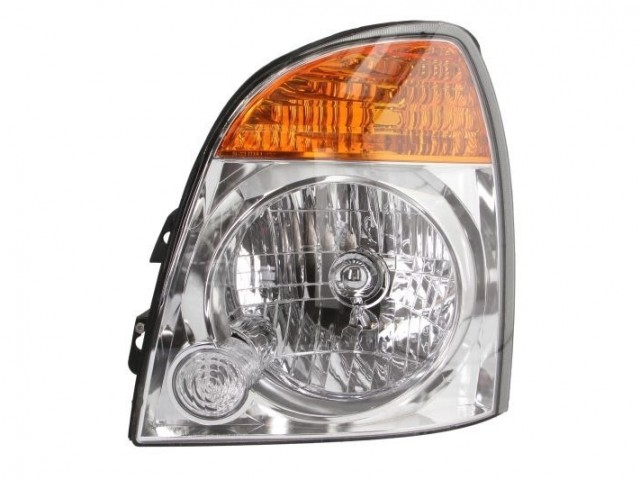 Hyundai H1  2004-2007.12.31 utángyártott új bal első fényszóró H4 (bel.áll.) platós DEPO