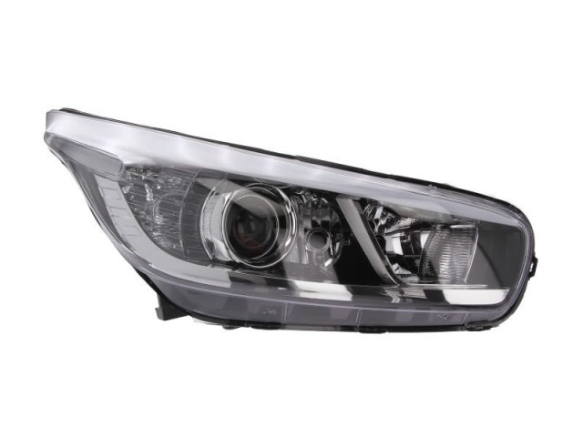 Kia Ceed 2012.04.01-2018.06.30 utángyártott új jobb első fényszóró 3H7 stat. kanyark. fekete h. (motorral) DEPO