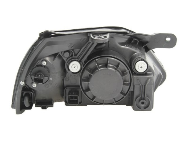 Kia Rio 2002.08-2005.06.15 utángyártott új bal első fényszóró H4  fehér vill. (motorral) DEPO