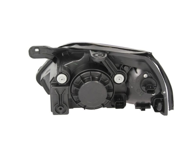Kia Rio  2002.08-2005.06.15 utángyártott új jobb első fényszóró H4  fehér vill. (motorral) DEPO