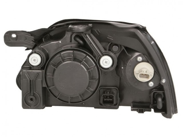 Kia Rio  2002.08-2005.06.15utángyártott új jobb első fényszóró H4  sárga vill. (motoros) DEPO