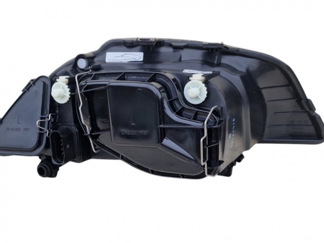 Seat Cordoba, Ibiza 2002-2006 utángyártott új bal első fényszóró H3/H7 fekete házas (motoros) TYC