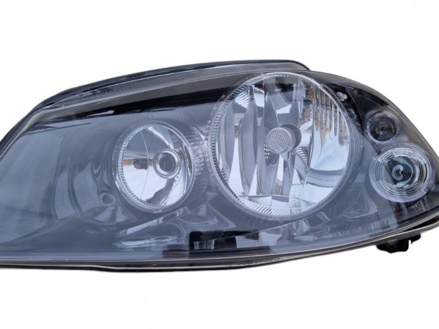 Seat Cordoba, Ibiza 2002-2006 utángyártott új bal első fényszóró H3/H7 fekete házas (motoros) TYC
