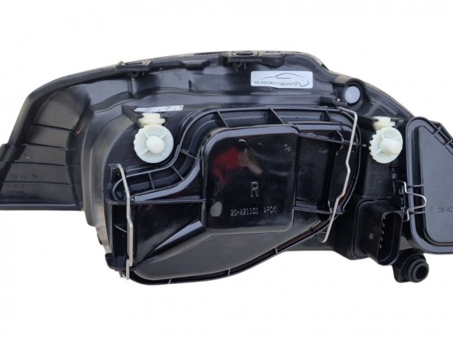 Seat Cordoba, Ibiza 2002-2006 utángyártott új jobb első fényszóró H3/H7 fekete házas (motoros) TYC