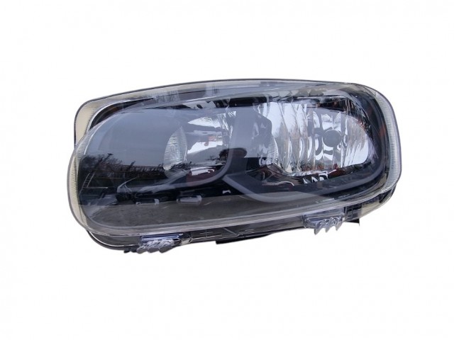 Citroen Berlingo 2018.06.01-2024.02.28 utángyártott új bal első fényszóró H7/H1 fekete h. (motorral) SZGK. DEPO