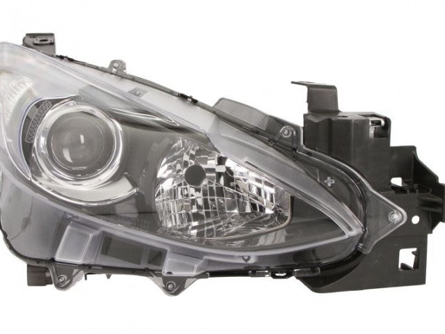 Mazda 3 2013.04.01-2017.01.01 utángyártott új jobb első fényszóró H11/H15 (motoros) DEPO