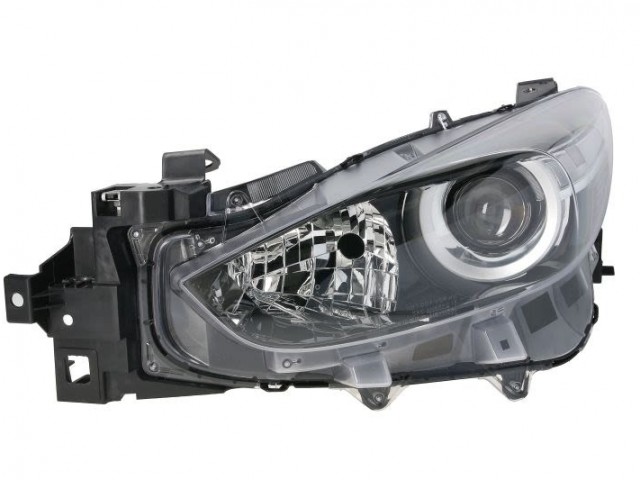 Mazda 3 2017.02.01-2019.02.28 utángyártott új bal első fényszóró H11/H15 (motorral) DEPO