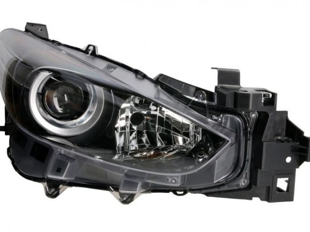 Mazda 3 2017.02.01-2019.02.28 utángyártott új jobb első fényszóró H11/H15 (motorral) DEPO
