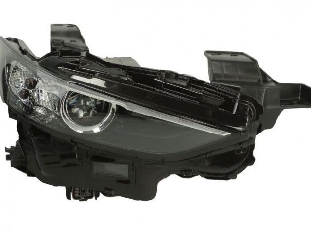Mazda 3 2019- utángyártott új jobb első fényszóró LED/W21/5W (motorral) DEPO