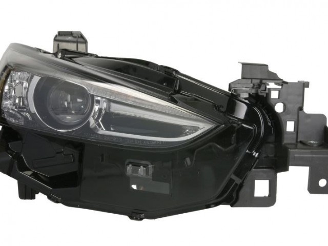 Mazda 6 2018-2024 utángyártott új jobb első fényszóró 2 féle LED funkció (motorral) DEPO