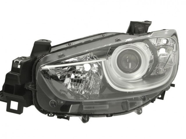 Mazda CX-5 2011-2015 utángyártott új bal első fényszóró H11/H15+nappalif. (motoros) DEPO
