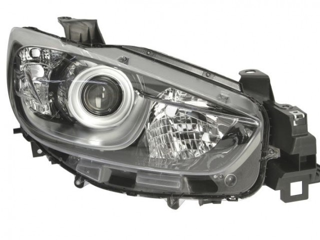 Mazda CX-5 2011-2015 utángyártott új jobb első fényszóró H11/H15+nappalif. (motoros) DEPO