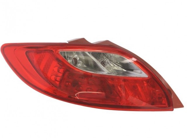 Mazda 2 2007.11.01-2013.12.31 utángyártott új bal hátsó lámpa üres DEPO