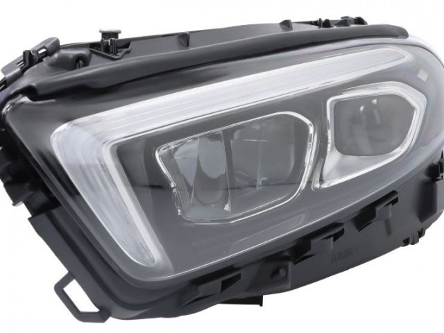 Mercedes Benz A-Class (W177) 2018.05.05-2022.10.01 utángyártott új bal első fényszóró LED (motorral) márkajel nélk. DEPO