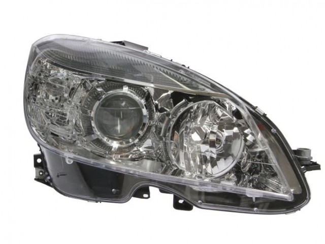 Mercedes Benz W204 C-Class 2007.01.01-2011.03.01 utángyártott új jobb első fényszóró 2H7 fehér vill. (motorral) DEPO