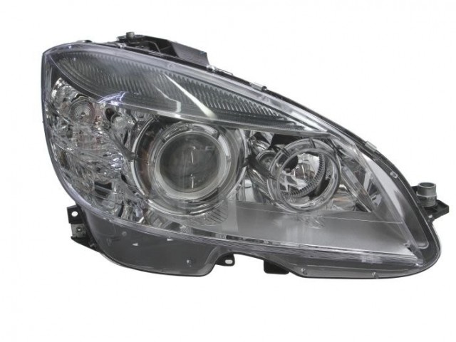 Mercedes Benz W204 C-Class 2007.01.01-2011.03.01 utángyártott új jobb első fényszóró Bi-XENON D1S/H7 (motorral) DEPO