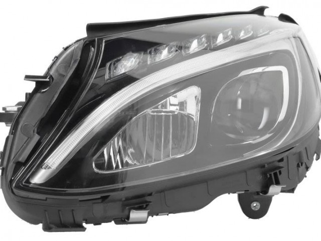 Mercedes Benz W205 C-Class 2014.03.01-2018.08.30 utángyártott új bal első fényszóró LED (motorral) elektr.nélk. DEPO