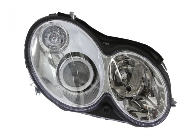 Mercedes Benz C209 CLK  2008-2010.02.28 utángyártott új jobb első fényszóró XENON motorral  DEPO